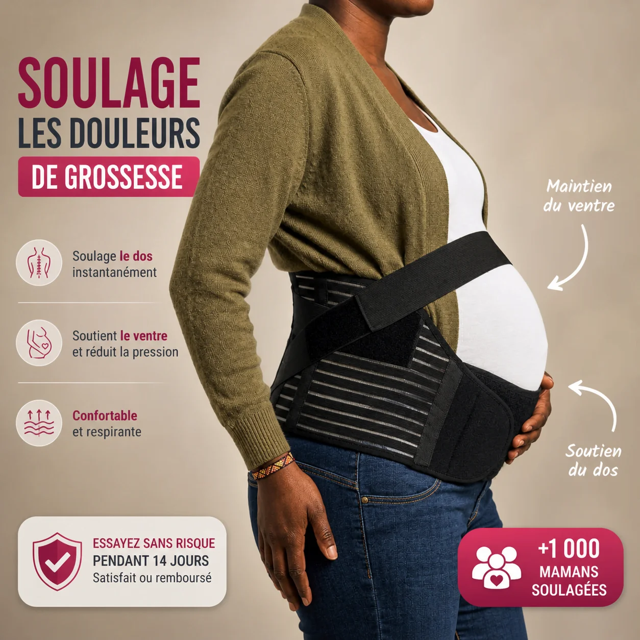 Bénéfices de la ceinture de maternité